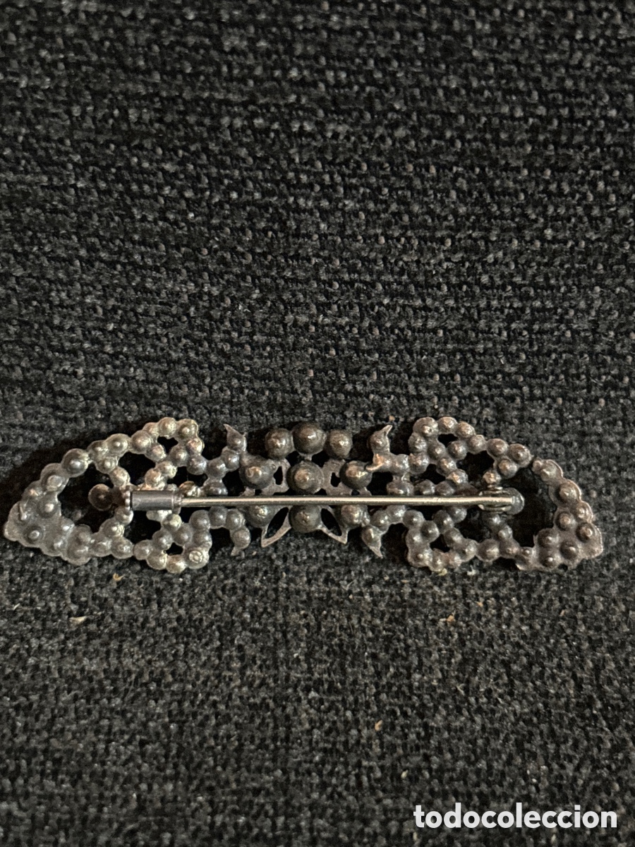Vintage: Broche Vintage en forma alargada - Foto 3