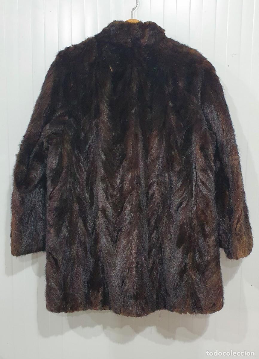Vintage: Abrigo vison tipo chaquet&oacute;n retro - Foto 4