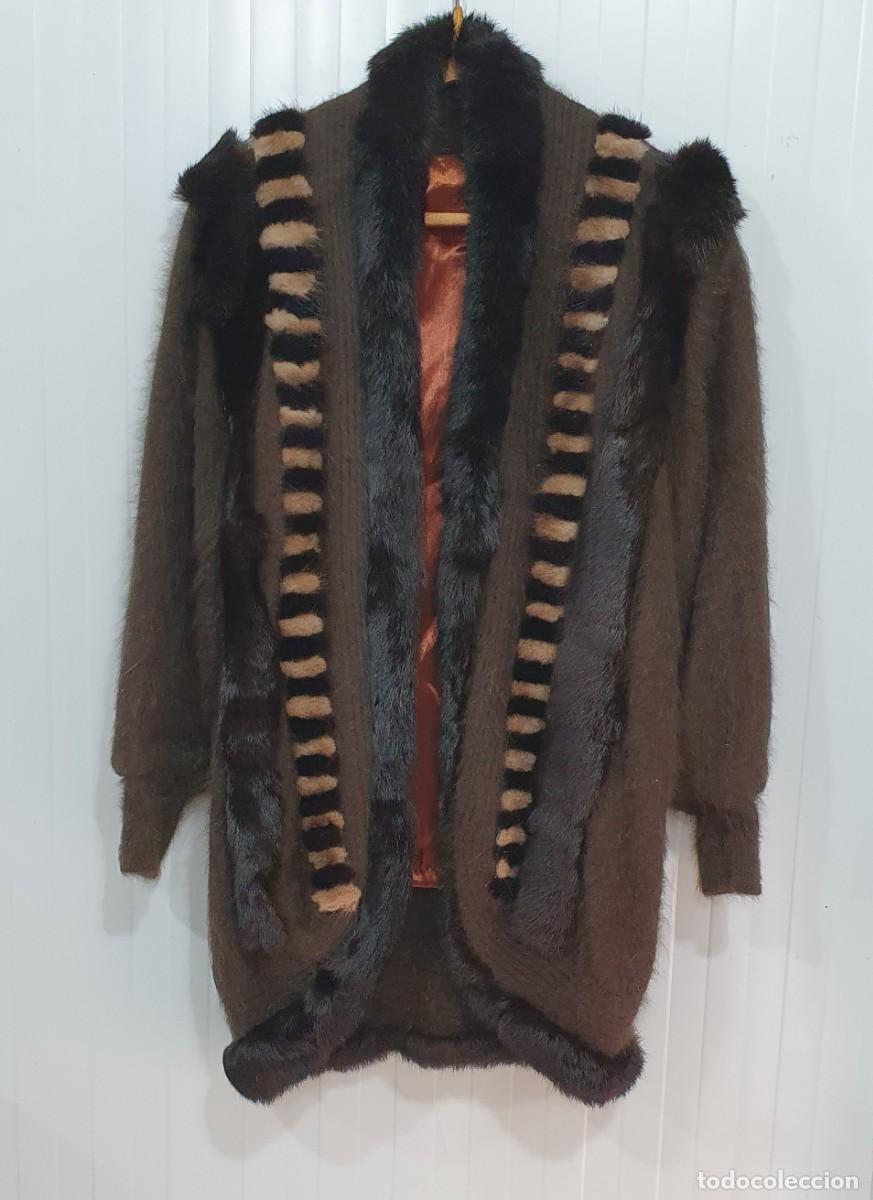 Vintage: Abrigo acrilico angora - Foto 1