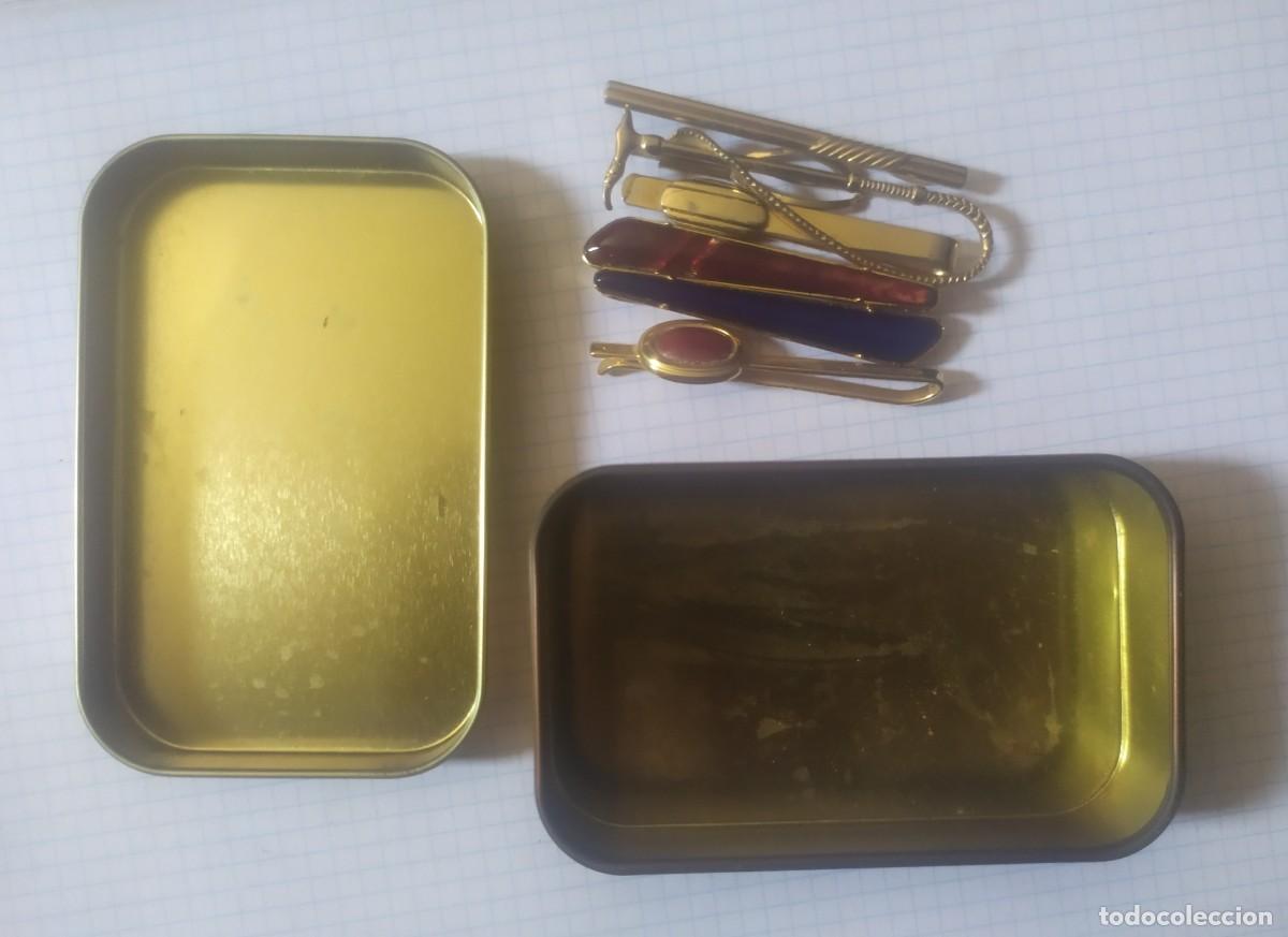 Vintage: Cajita con 6 pasacorbatas - Foto 1