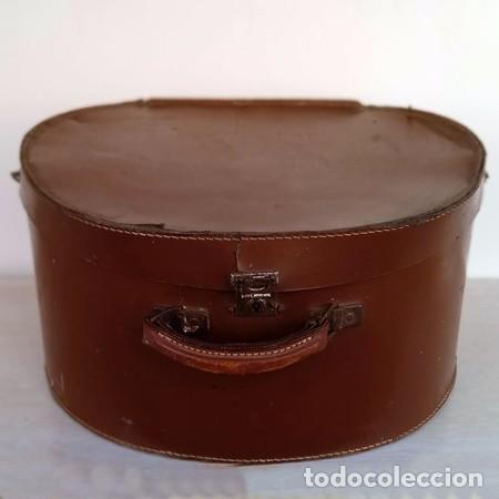 Vintage: Malet&iacute;n sombrerero con asa - Foto 2