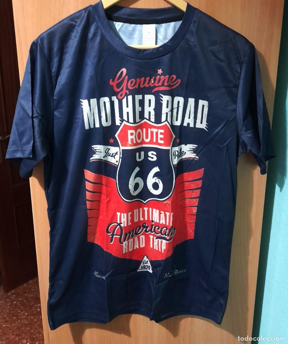 Vintage: Camiseta estampada Route US 66 - Foto 1