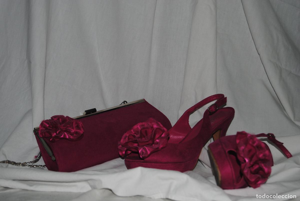 Vintage: 390 ZAPATOS Y CARTERA CONJUNTO - Foto 1