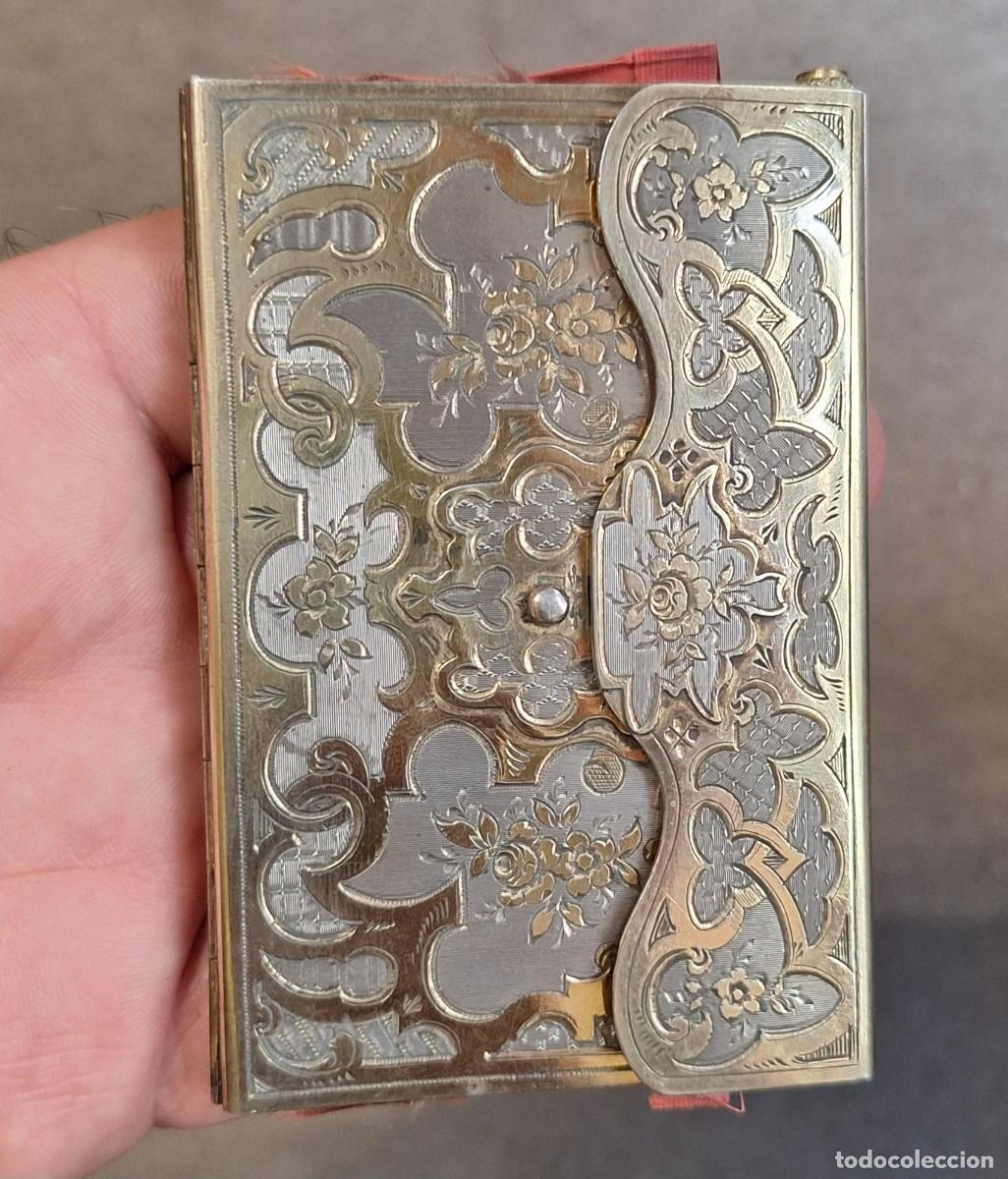 Vintage: Antiguo Carnet de Baile de Plata finales del XIX - Foto 1