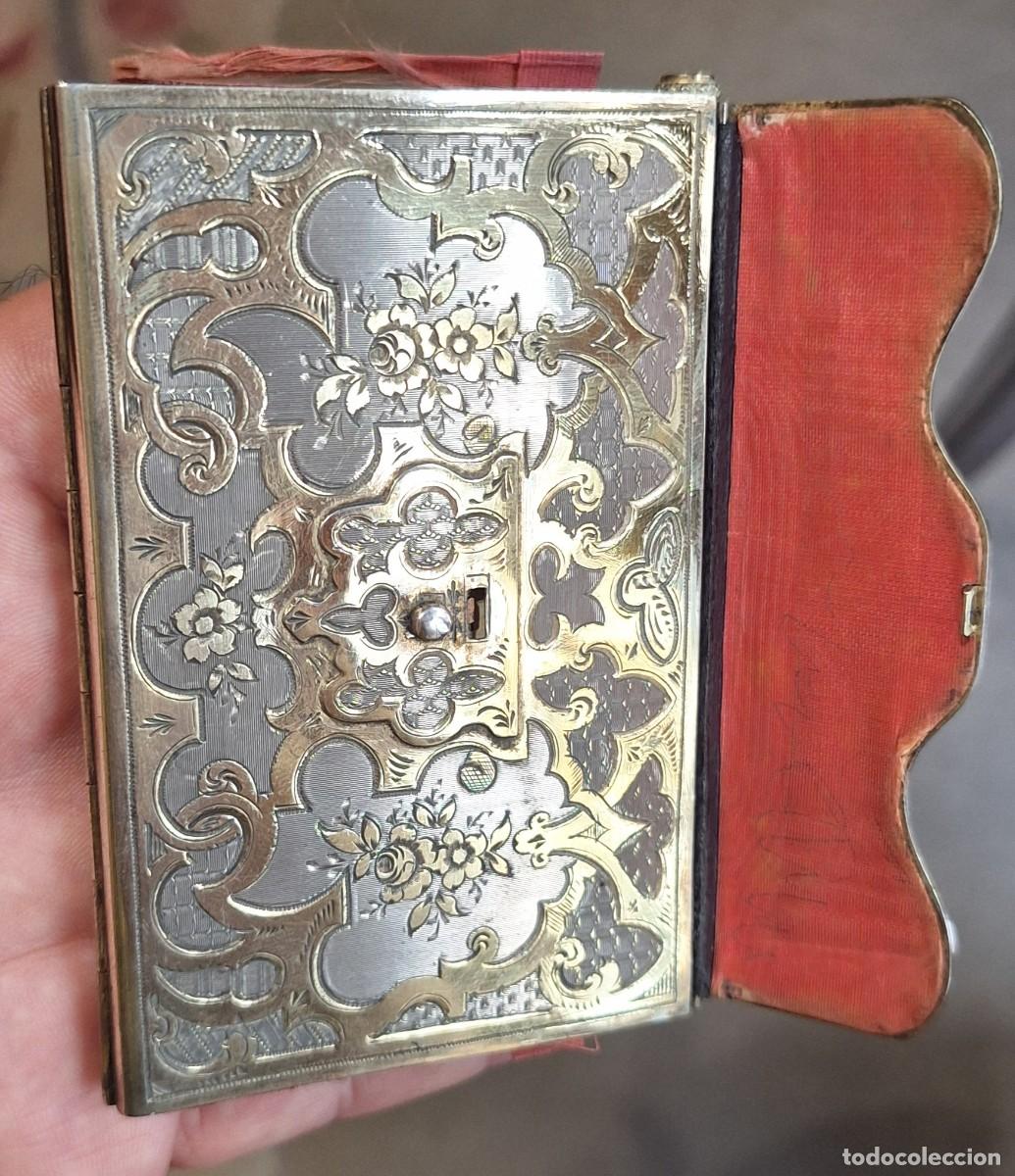 Vintage: Antiguo Carnet de Baile de Plata finales del XIX - Foto 3