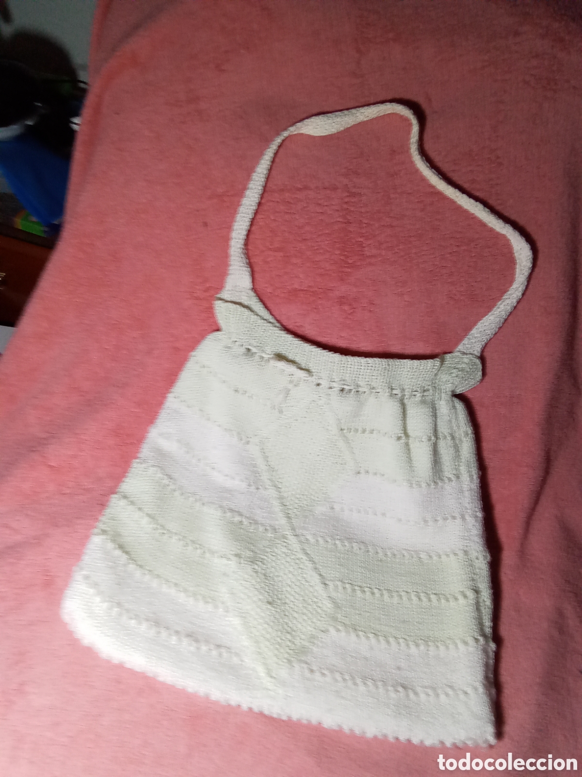 Vintage: Bolso de ganchillo hecho a mano - Foto 2