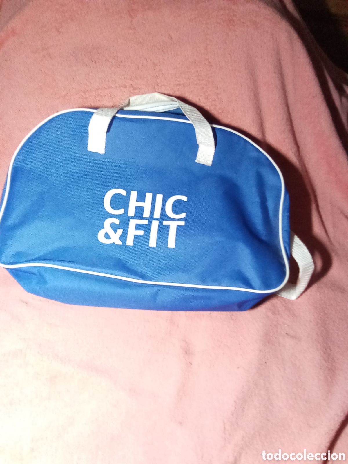 Vintage: Bolsa de deporte azul - Foto 2