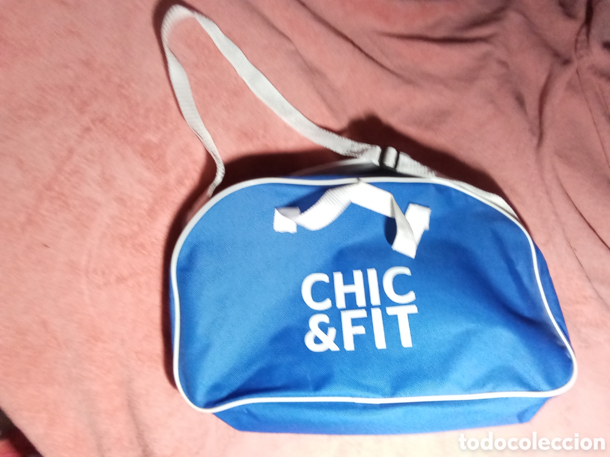 Vintage: Bolsa de deporte azul - Foto 3
