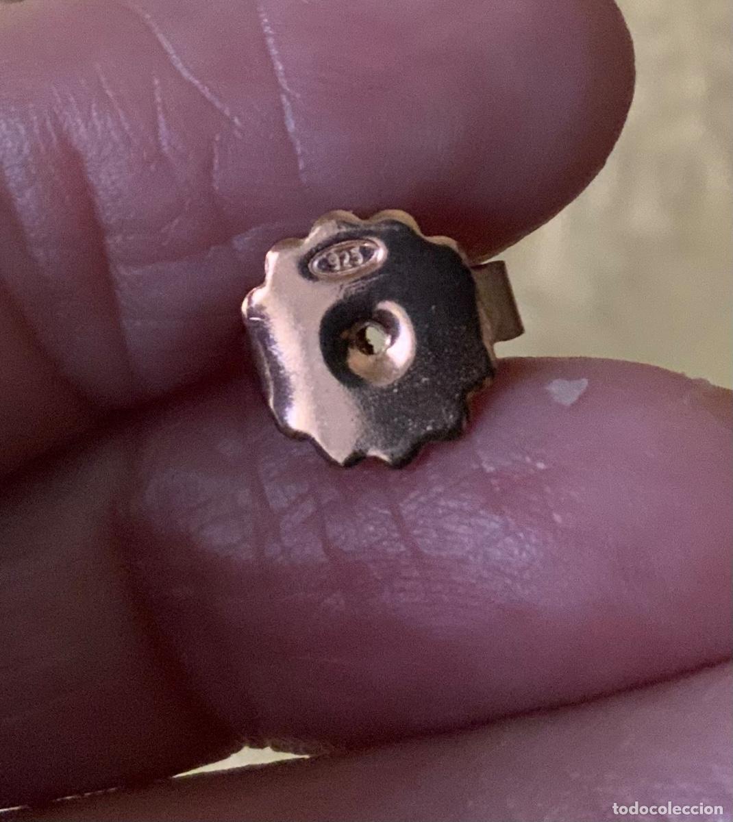 Vintage: PENDIENTES DE PLATA 925 CHAPADOS EN ORO ROSA - Foto 13