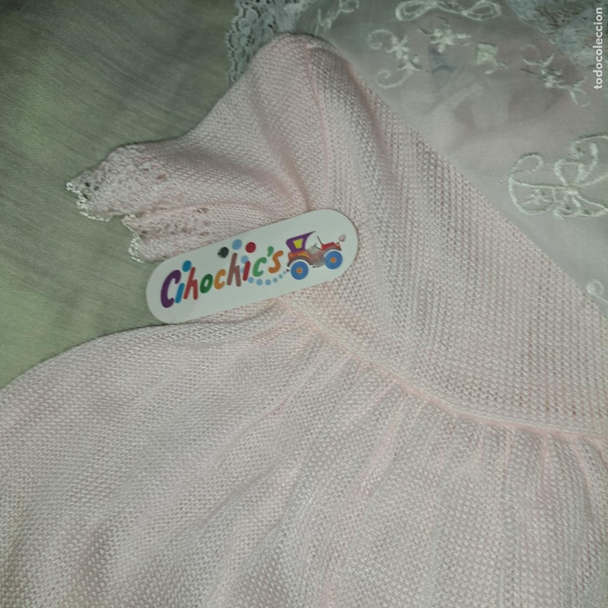 Vintage: Vestido de punto nuevo de bebe - Foto 3