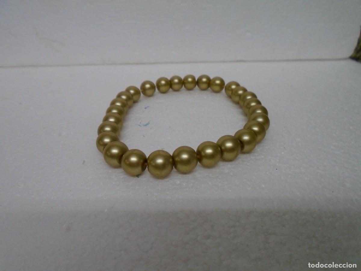 Vintage: VINTAGE PULSERA ,CUENTAS NACARADAS. - Foto 1
