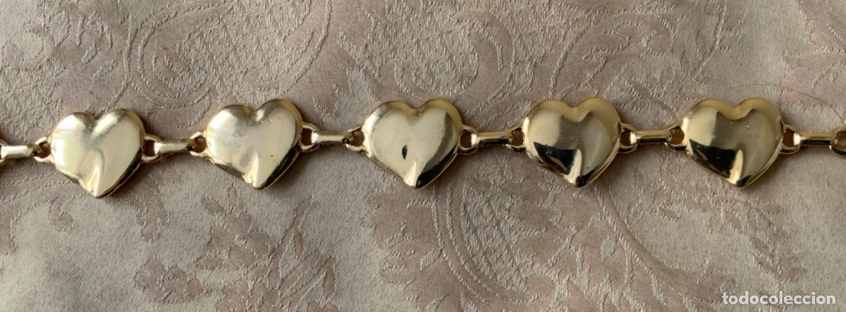 Vintage: CINTURON DE CADENA A&Ntilde;O 70 CORAZONES - Foto 7