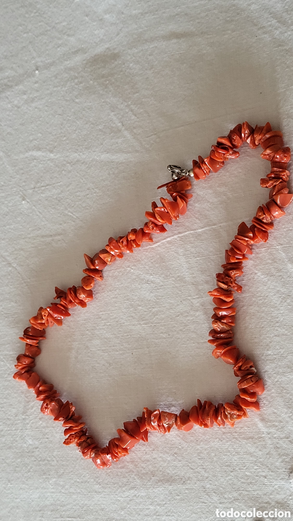 Vintage: ANTIGUO COLLAR DE CORAL - Foto 4