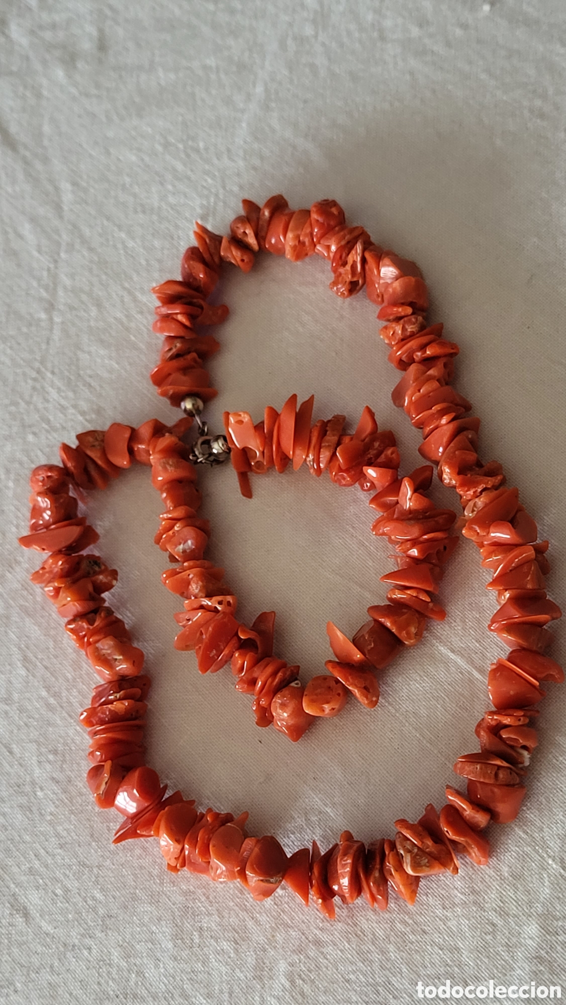 Vintage: ANTIGUO COLLAR DE CORAL - Foto 5