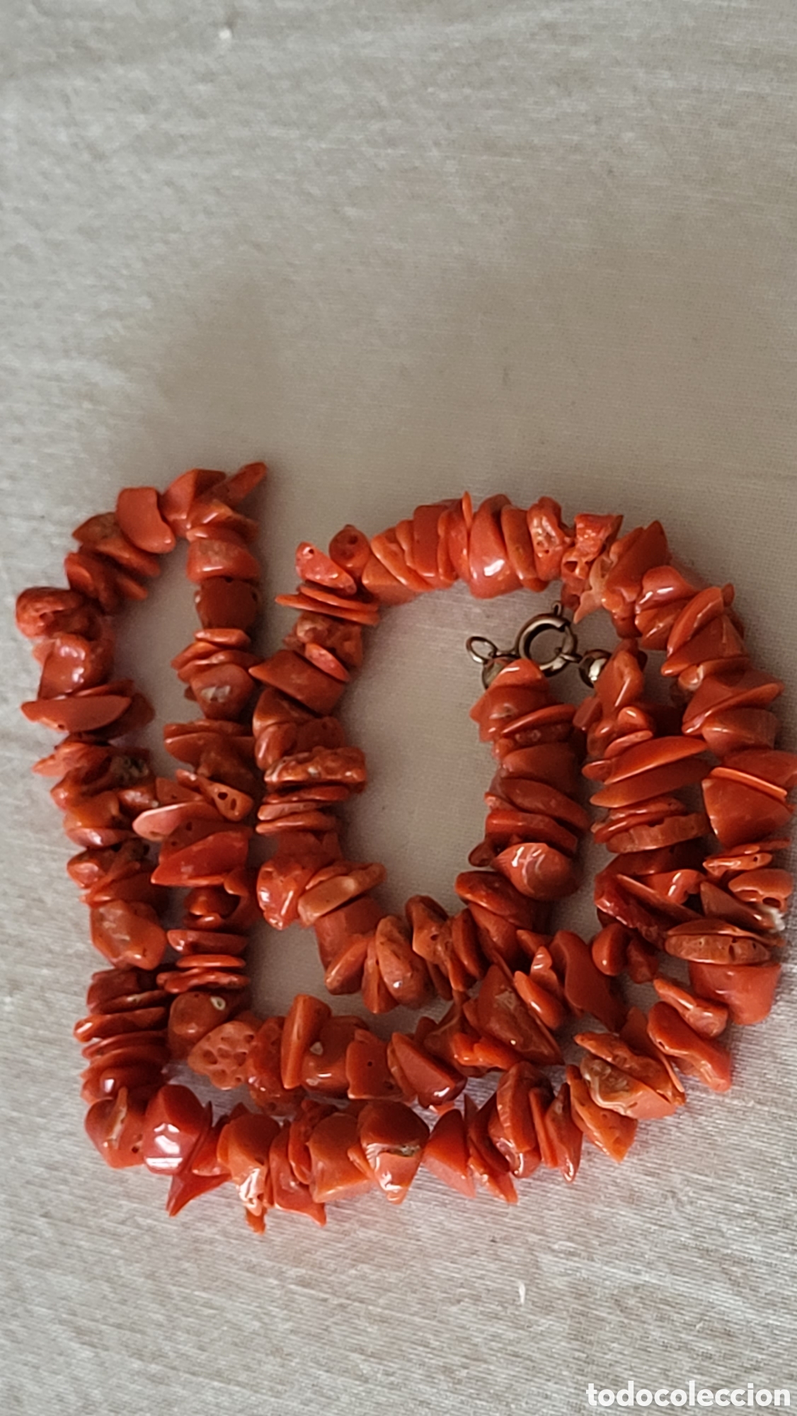 Vintage: ANTIGUO COLLAR DE CORAL - Foto 6