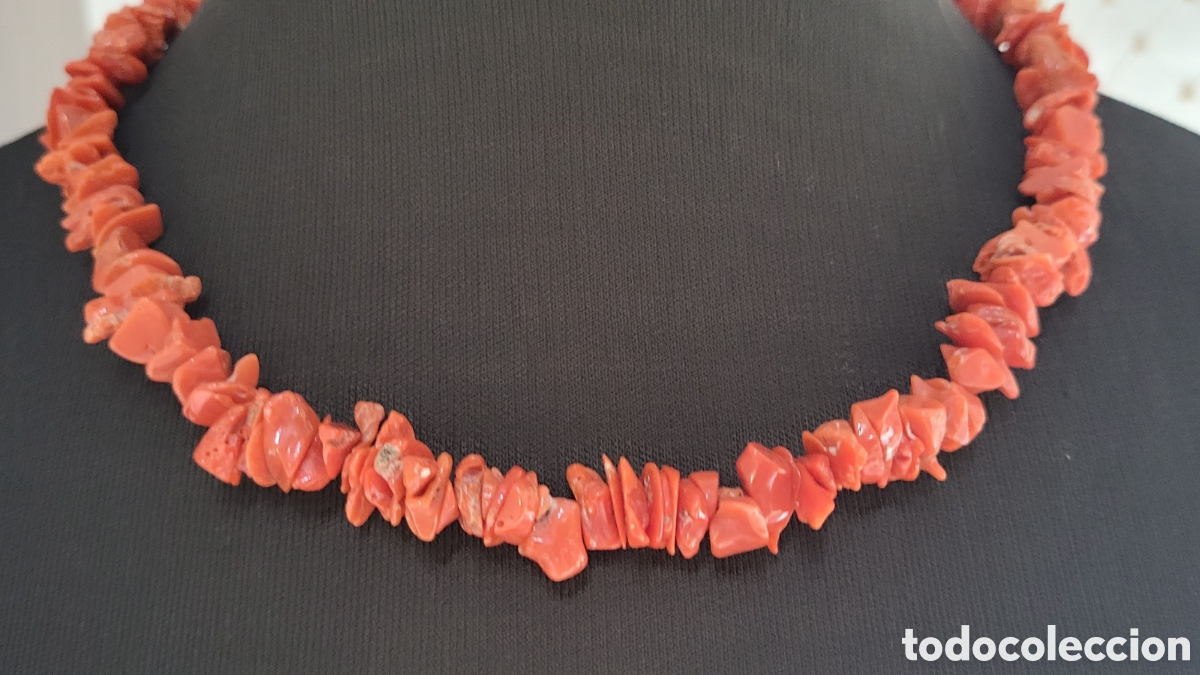 Vintage: ANTIGUO COLLAR DE CORAL - Foto 1