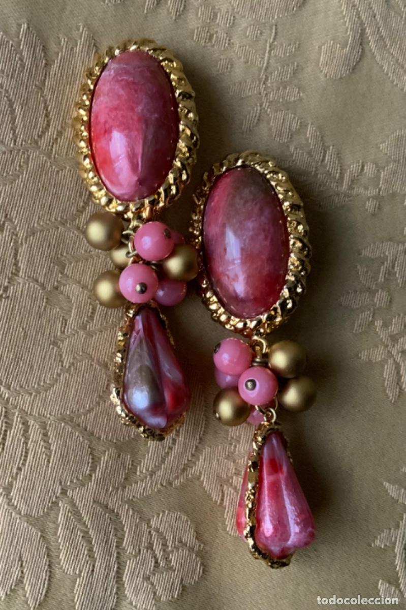 Vintage: PENDIENTES VINTAGE A&Ntilde;O 80 MARCA PG - Foto 1
