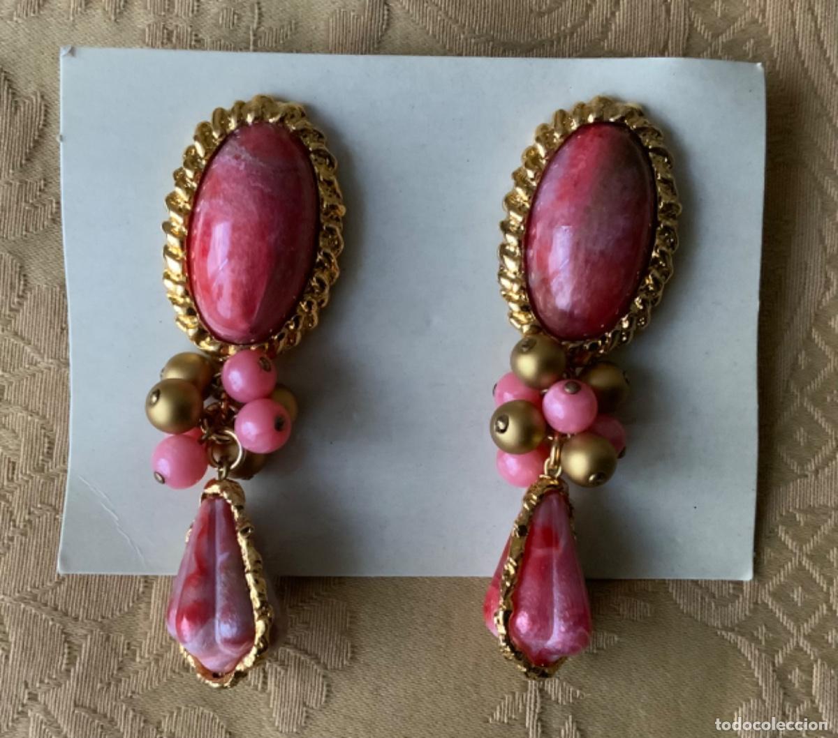 Vintage: PENDIENTES VINTAGE A&Ntilde;O 80 MARCA PG - Foto 5