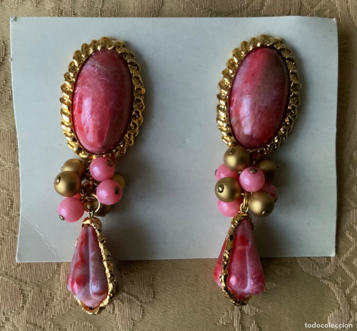 Vintage: PENDIENTES VINTAGE A&Ntilde;O 80 MARCA PG - Foto 15