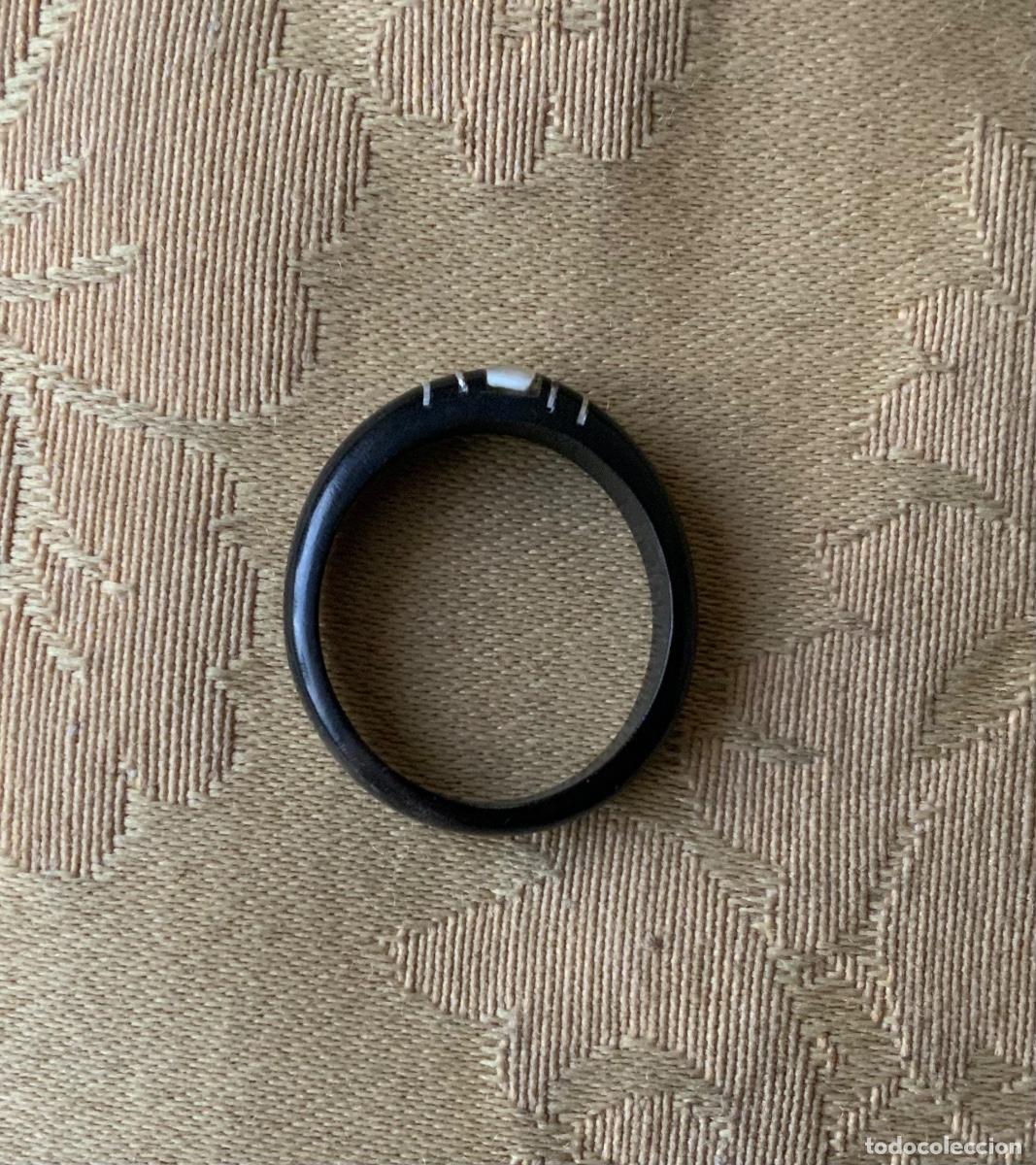 Vintage: ANILLO DE CORAL NEGRO CON N&Aacute;CAR - Foto 7