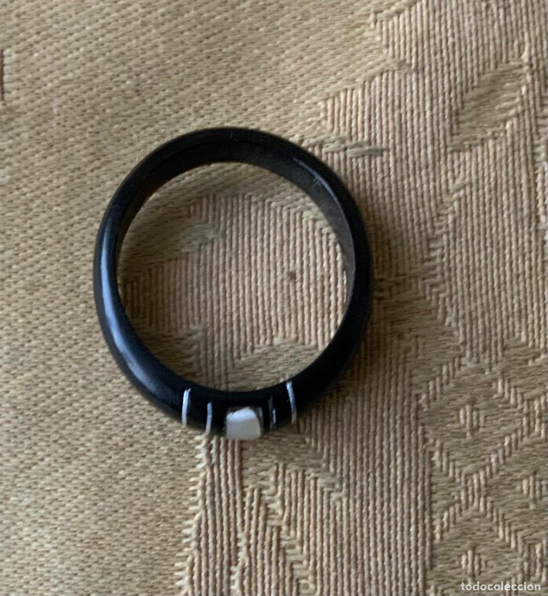 Vintage: ANILLO DE CORAL NEGRO CON N&Aacute;CAR - Foto 10