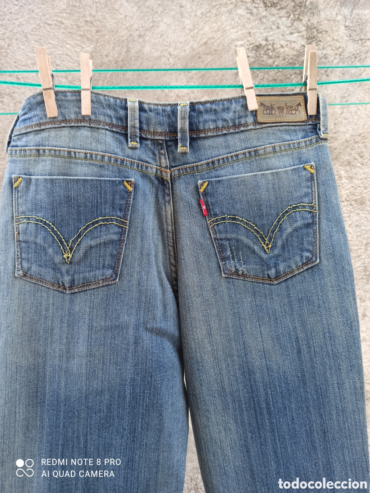 Vintage: Tejanos Levis algo acampanado - Foto 6