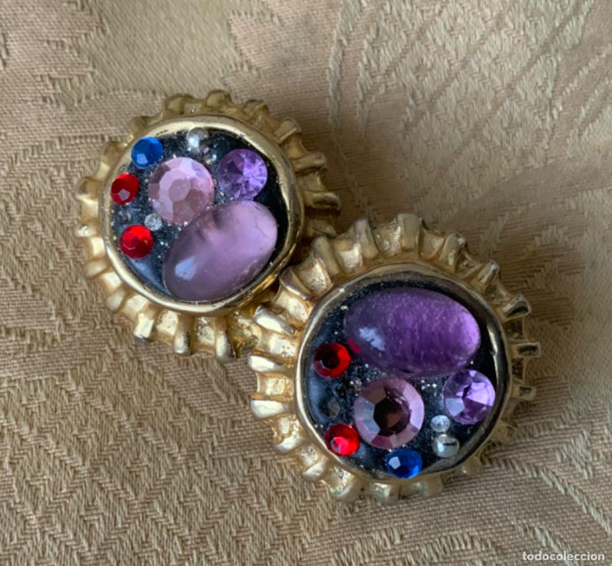 Vintage: PENDIENTES PASTA A&Ntilde;O 80 - Foto 1