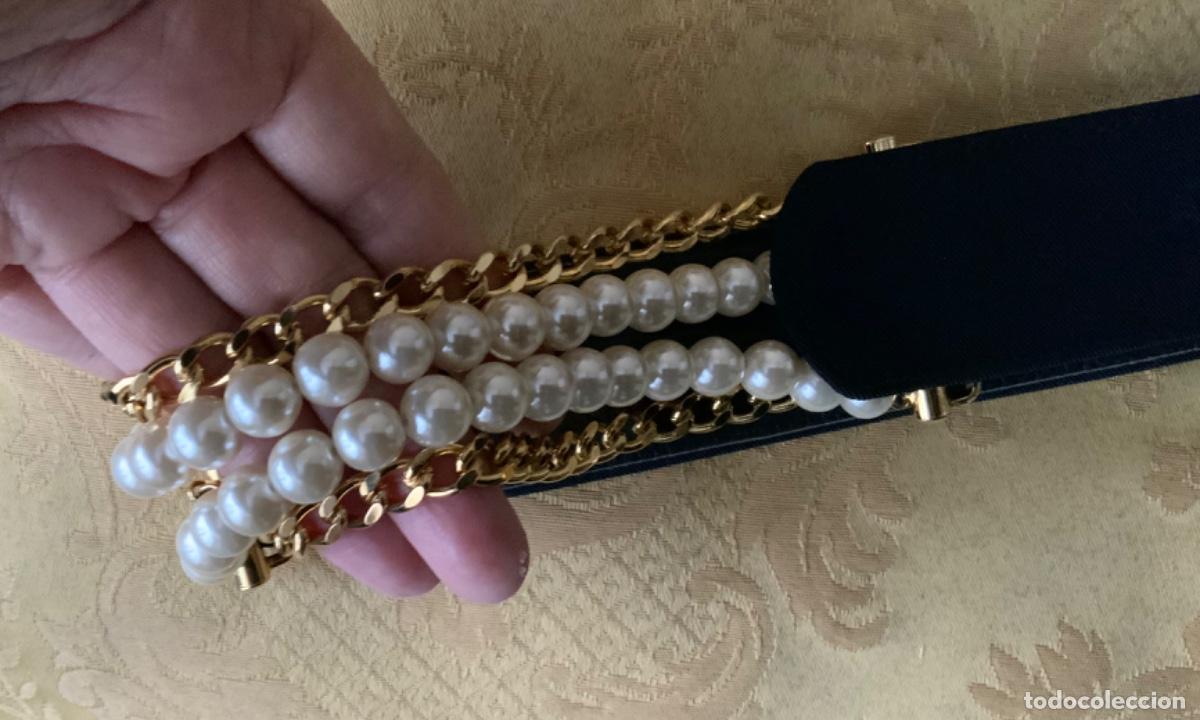 Vintage: CINTURON A&Ntilde;O 80 CADENAS Y PERLAS - Foto 11