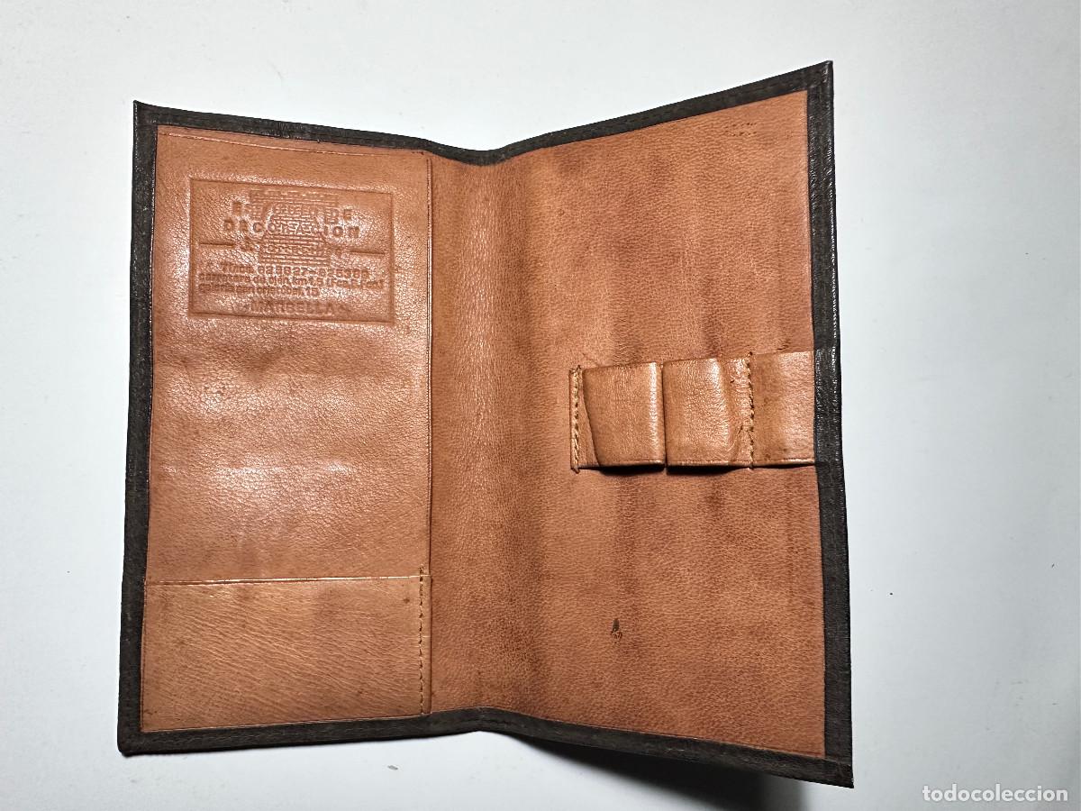 Vintage: TARJETERO, BILLETERO, CARTERA DE PIEL - Foto 3