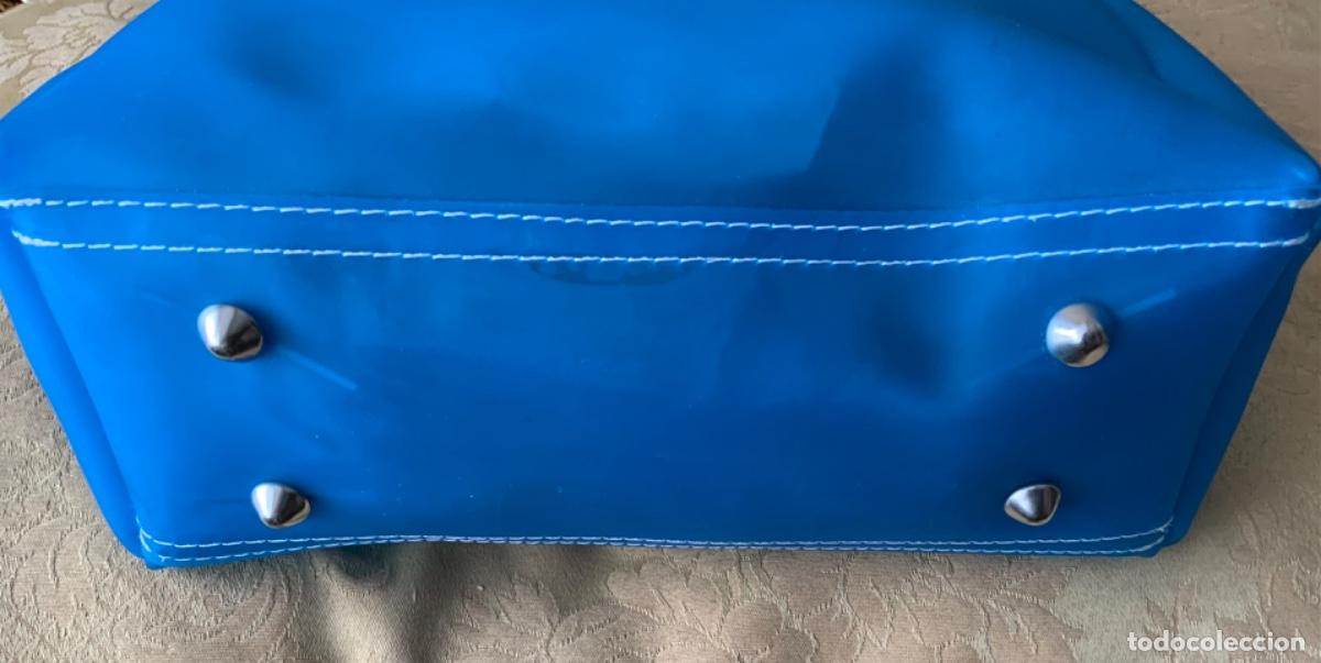 Vintage: BOLSO VINILO AZUL TURQUESA - Foto 19