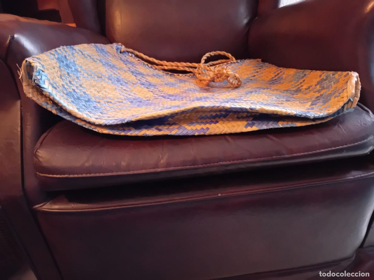 Vintage: Bolso d&eacute;cada de los 60 realizado en mimbre - Foto 5