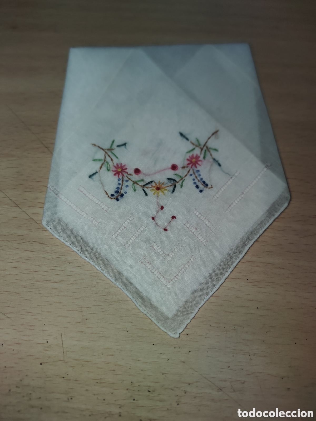 Vintage: SERVILLETA BORDADA ANTIQUA - Foto 1