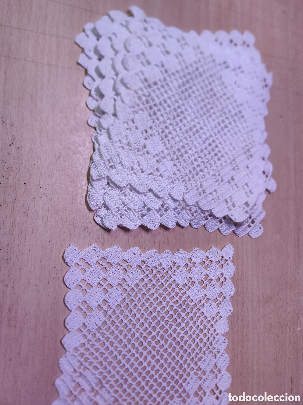Vintage: Lote 8 panuelos hecho a mano - Foto 3