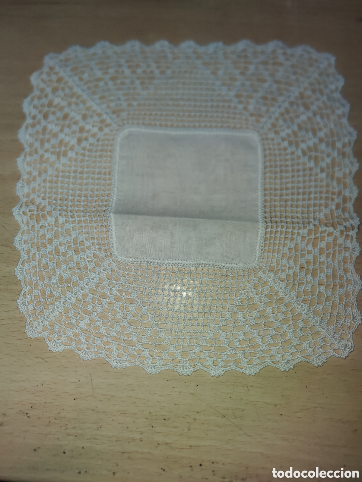 Vintage: Servilleta antigua hecha a mano - Foto 1