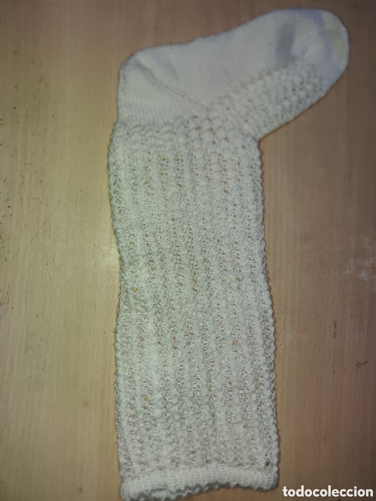 Vintage: Calcetines calados hecho a mano - Foto 2