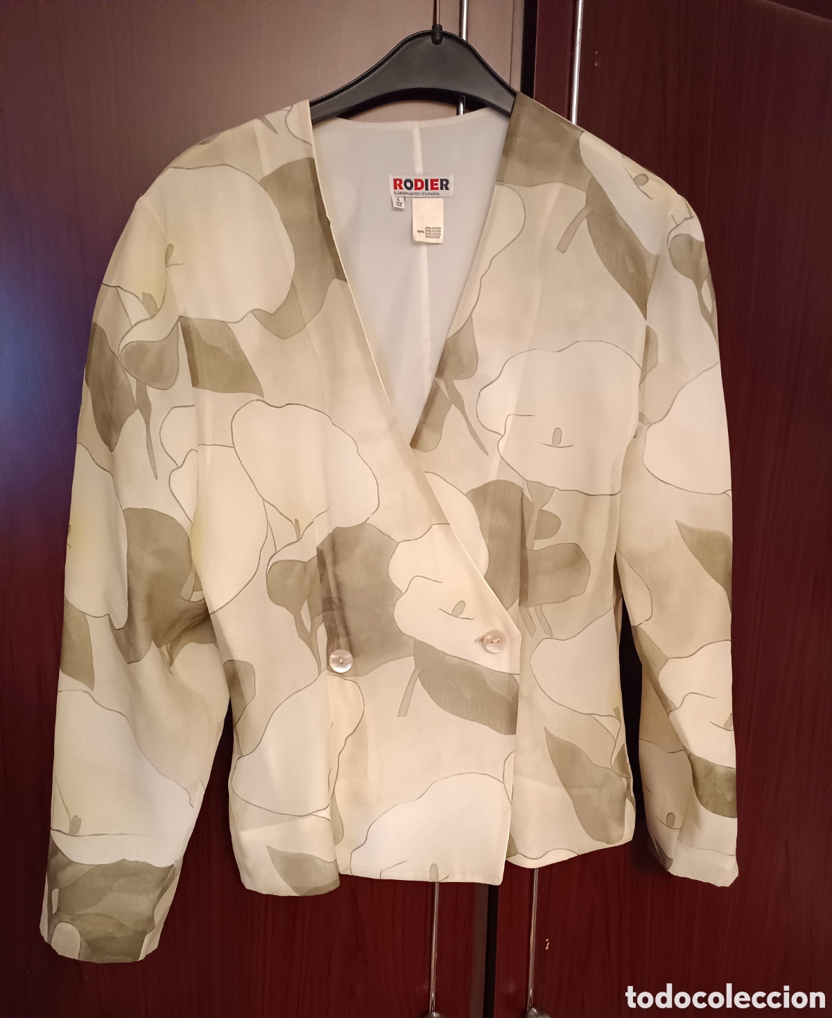 Vintage: Conjunto Rodier blusa y chaqueta - Foto 4
