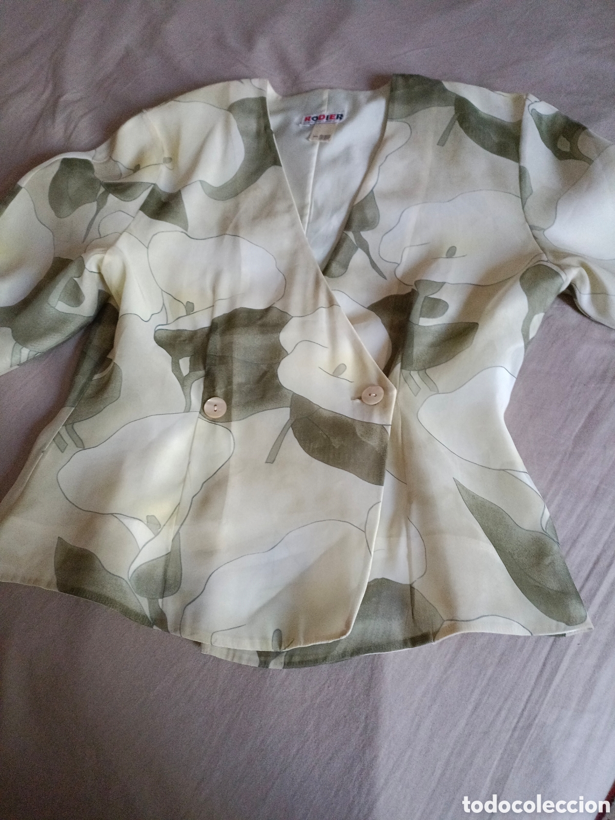 Vintage: Conjunto Rodier blusa y chaqueta - Foto 20
