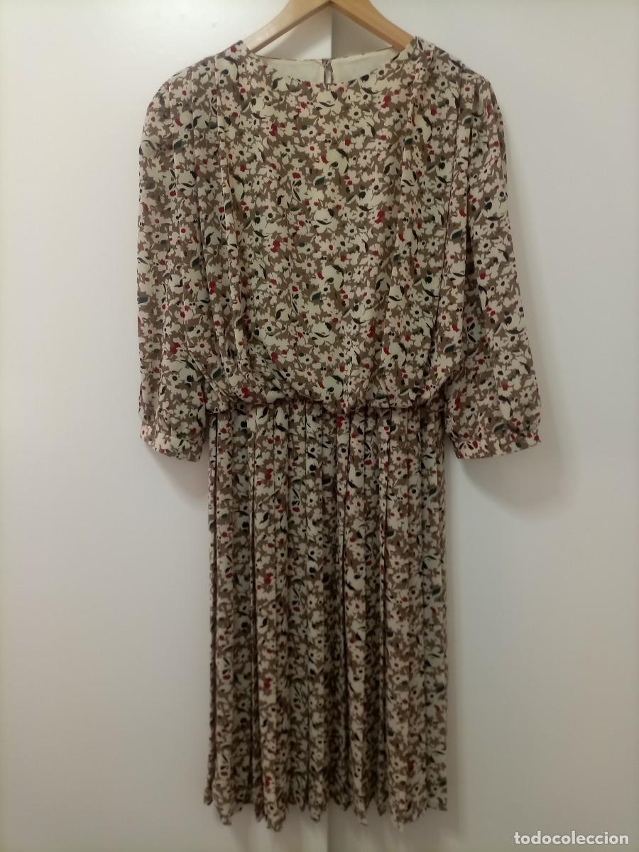 Vintage: Vestido Vintage de flores - Foto 6