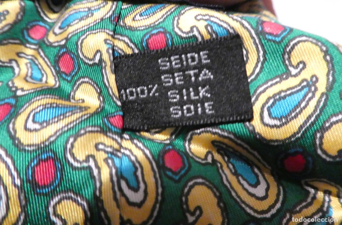 Vintage: CORBATA ITALIANA DE SEDA 100 % DE VITTORIO COTTA - Foto 3