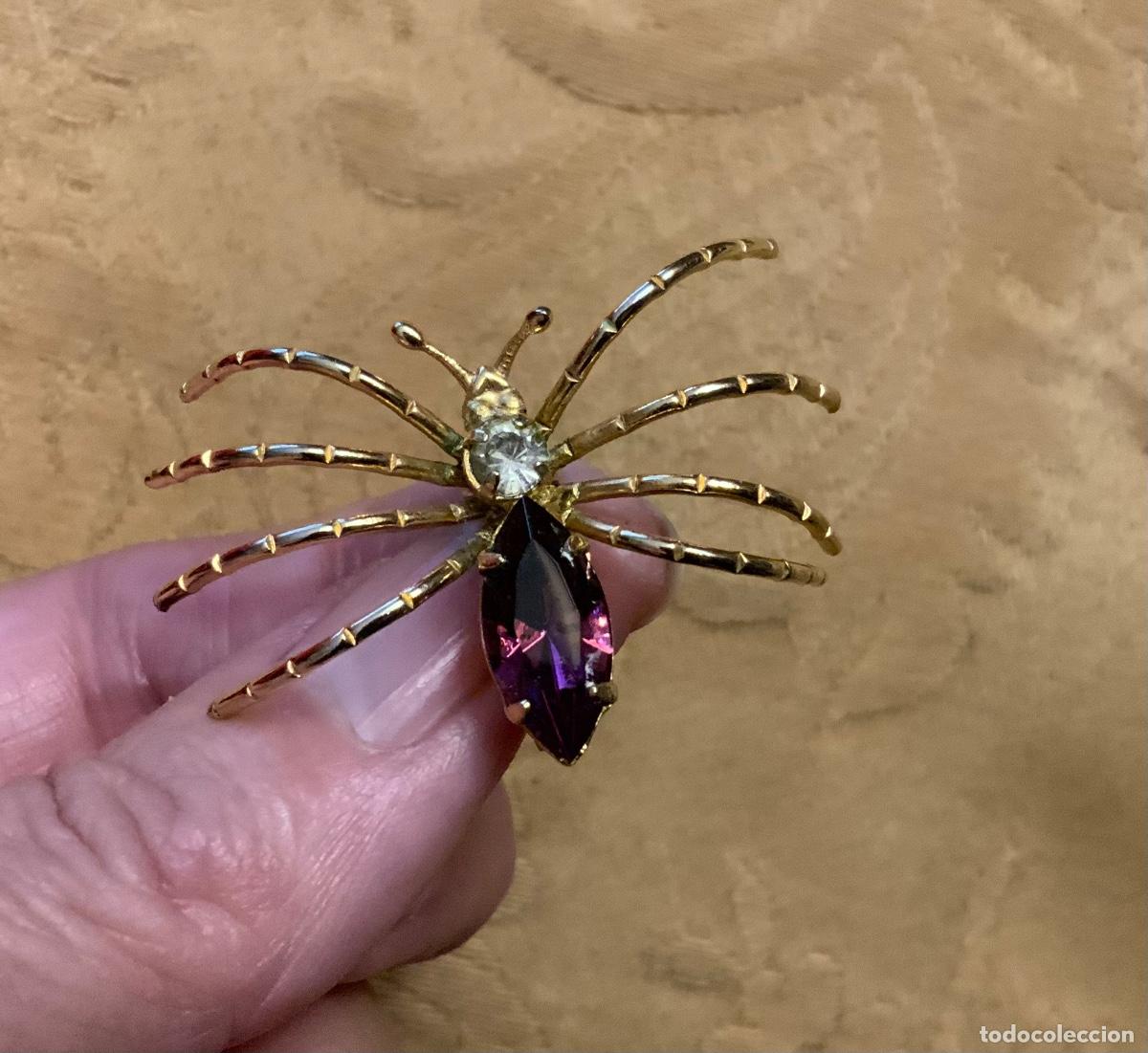 Vintage: PAREJA DE BROCHES ARA&Ntilde;A - Foto 10