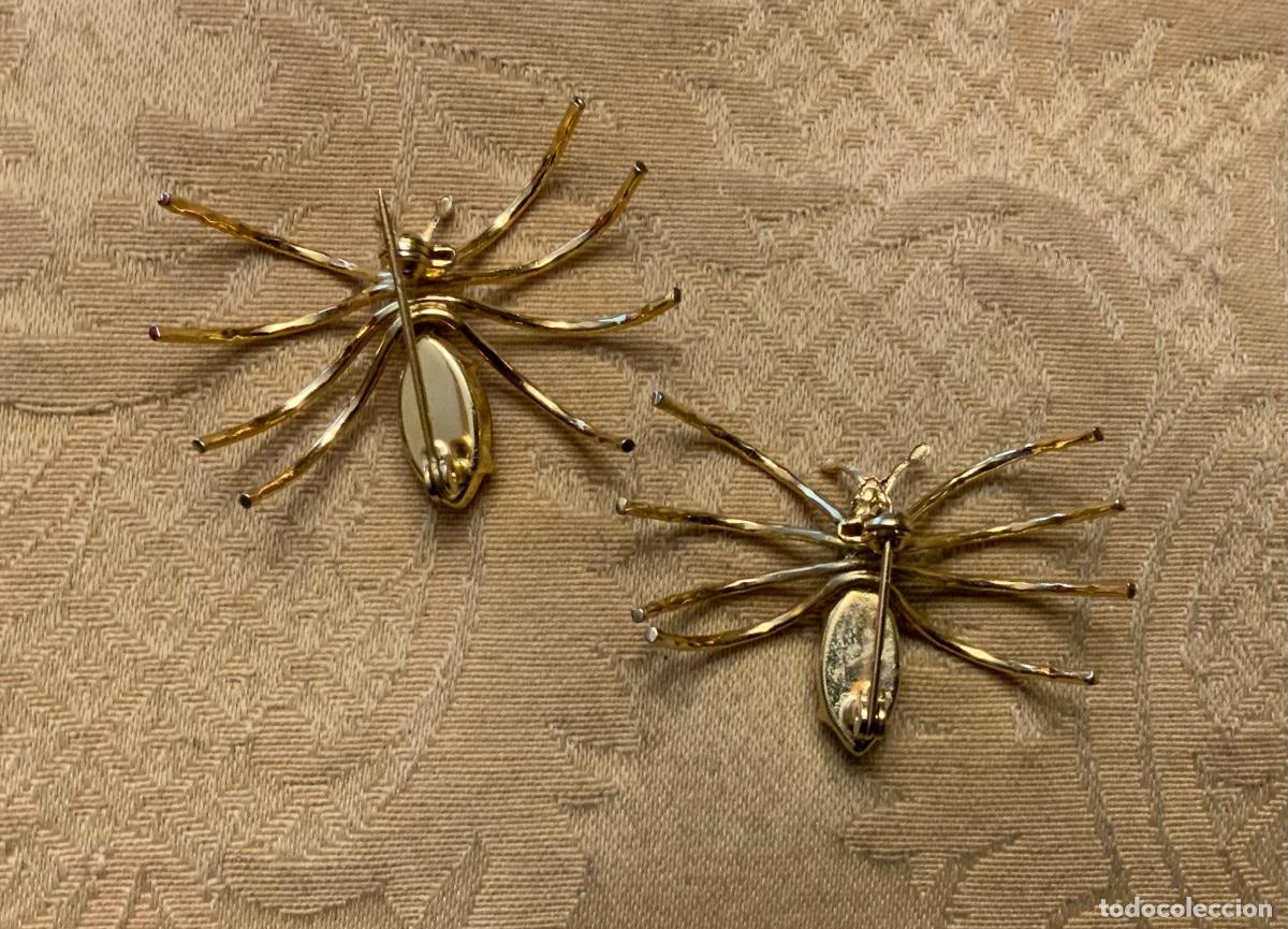 Vintage: PAREJA DE BROCHES ARA&Ntilde;A - Foto 14