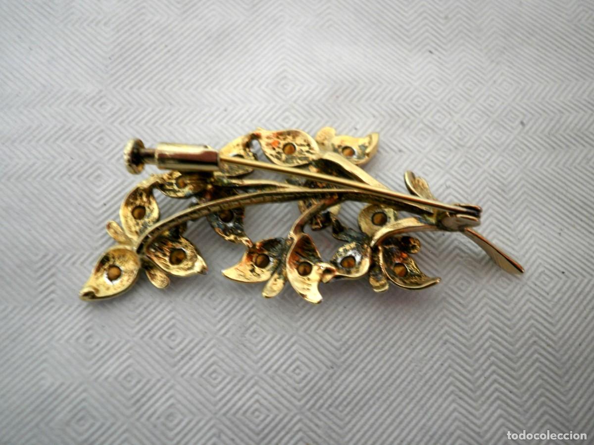 Vintage: Broche vintage en forma de ramillete - Foto 2