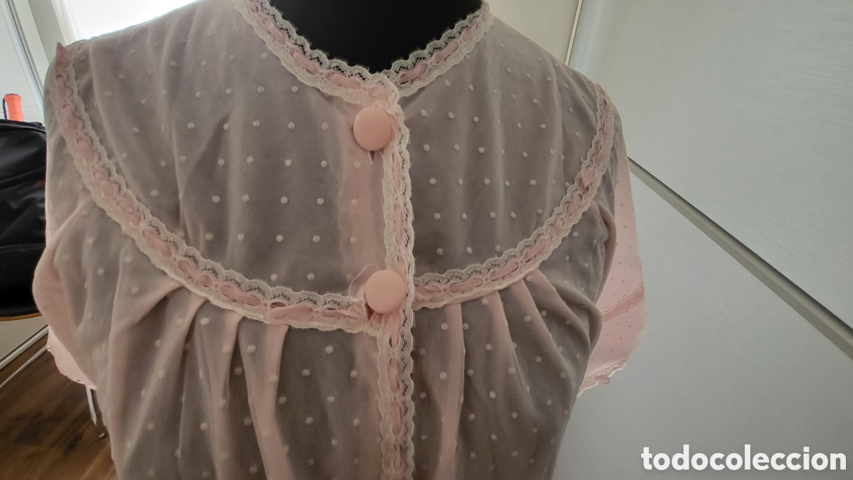 Vintage: LENCERIA VINTAGE BATA COLOR ROSA - Foto 2