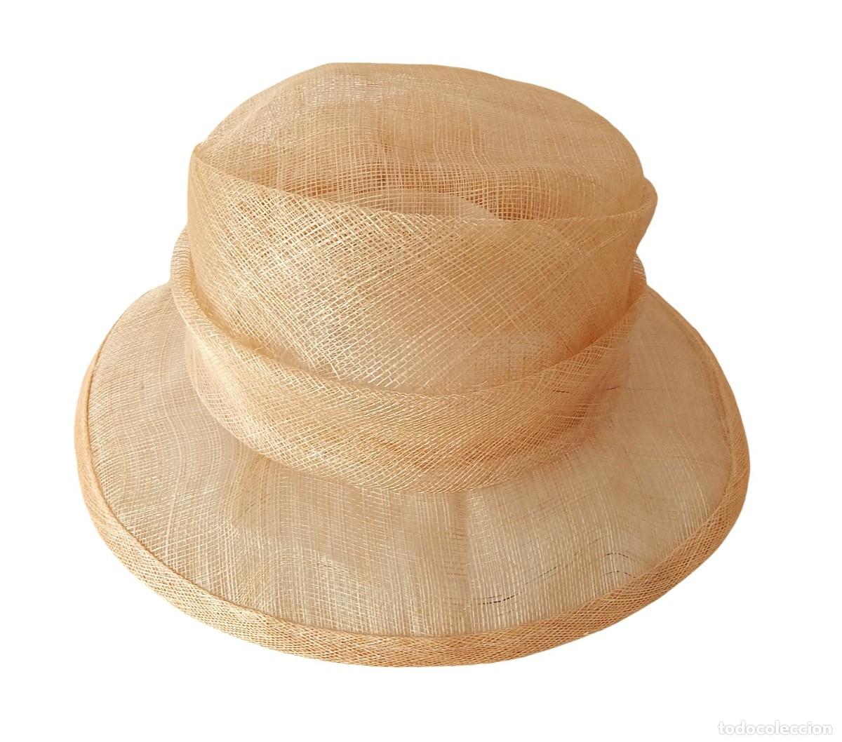Vintage: Sombrero de rafia beige - Foto 2