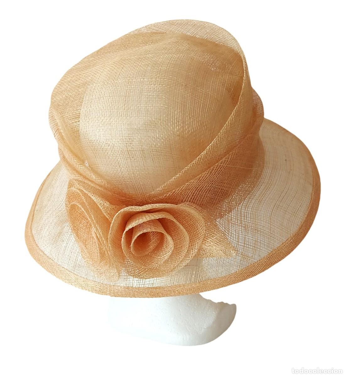 Vintage: Sombrero de rafia beige - Foto 3