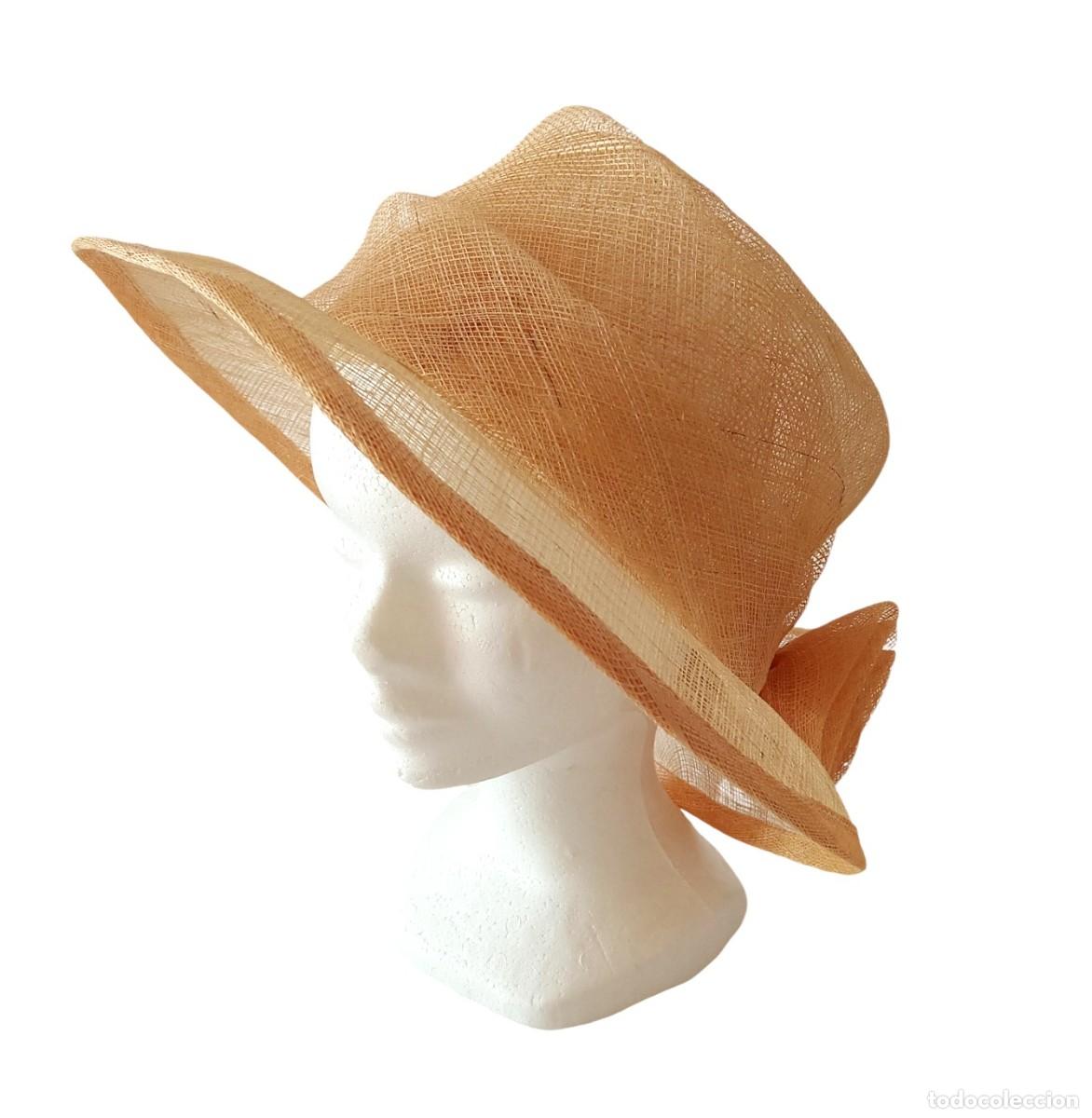 Vintage: Sombrero de rafia beige - Foto 4