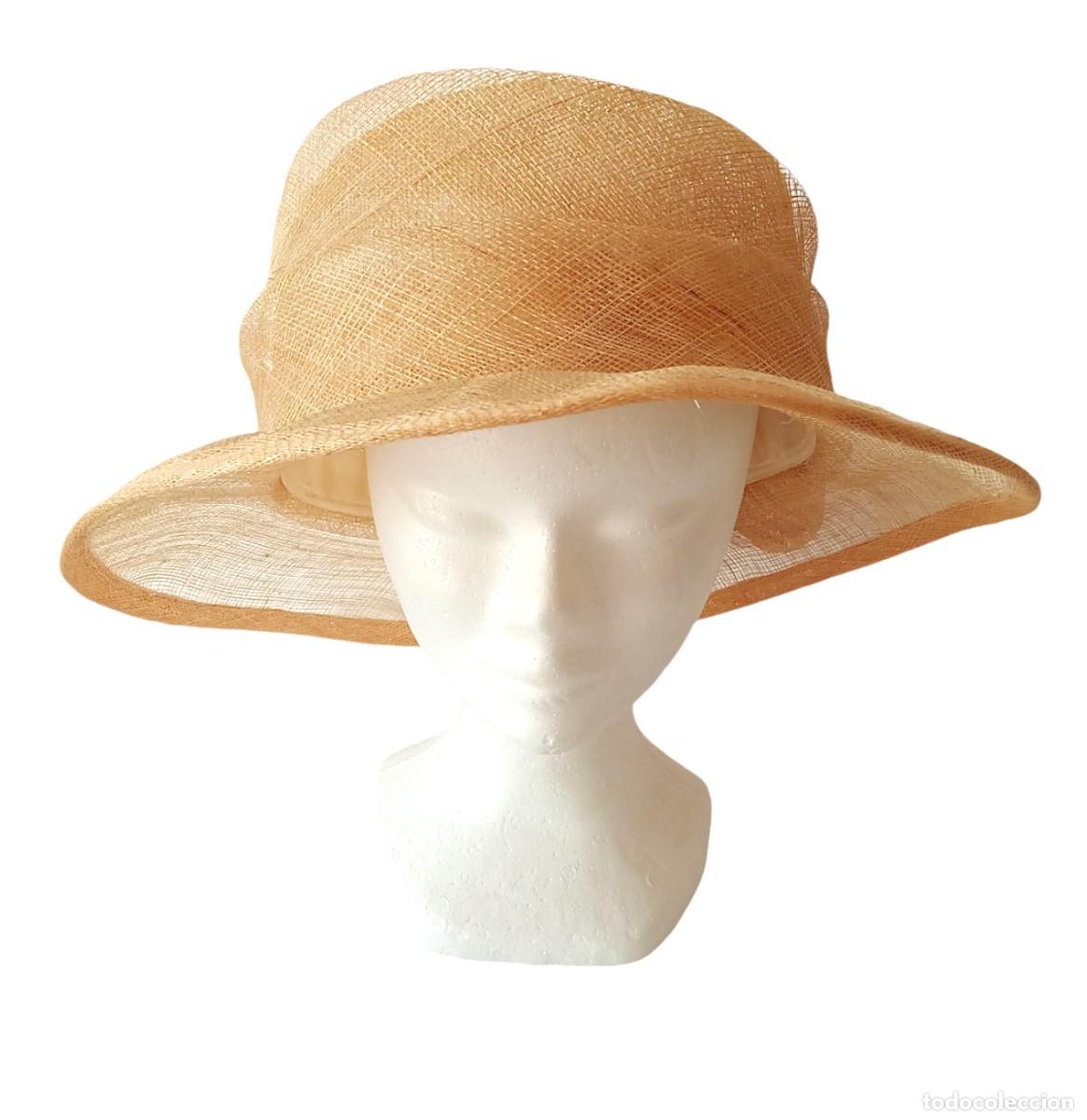 Vintage: Sombrero de rafia beige - Foto 5