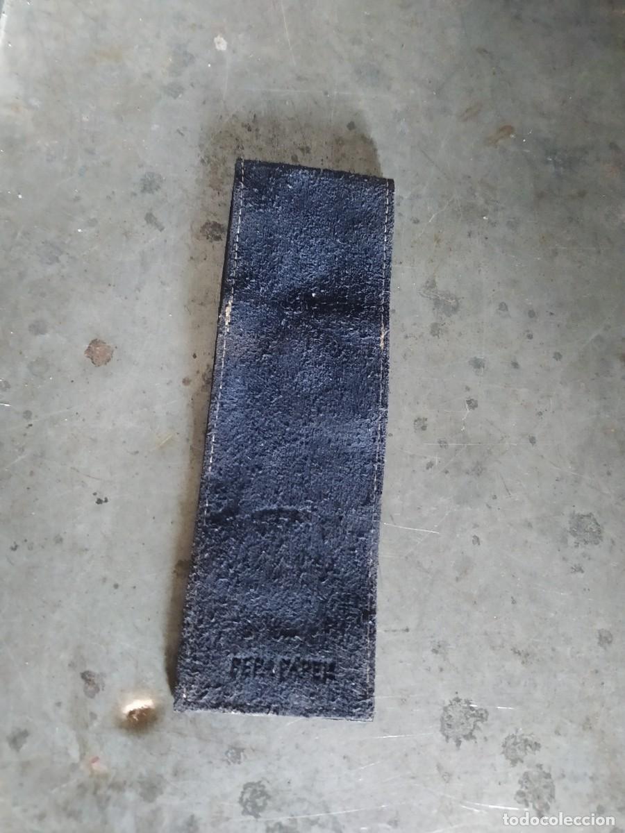 Vintage: Funda azul de piel, 16cm - Foto 3