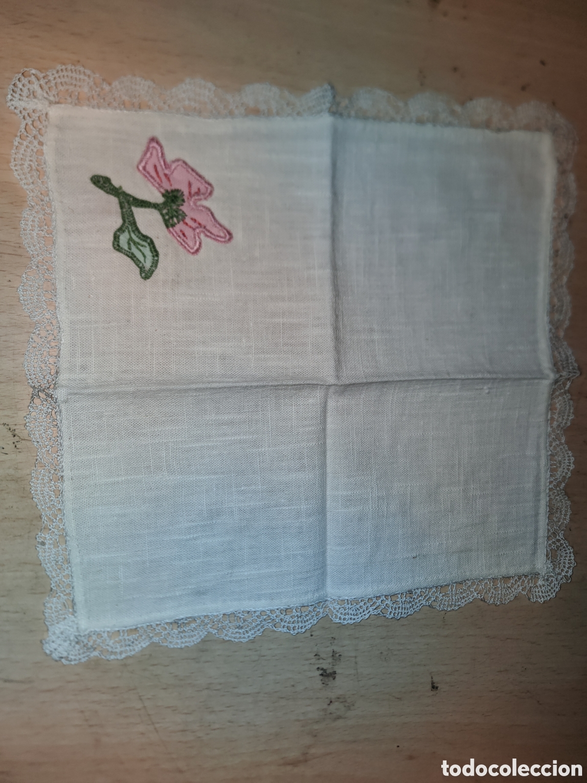 Vintage: Antiquo panuelo de algodon - Foto 1