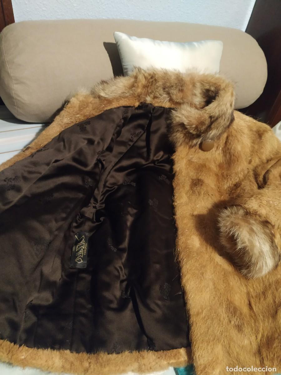 Vintage: Chaquet&oacute;n piel amplio. - Foto 5